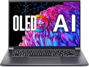 Swift X 14 Laptop | 14.5" OLED 2880 x 1800 120Hz Calman Verified | Unlock AI Experiences | Intel Core Ultra 7 Processor 155H | NVIDIA GeForce RTX 4060 | 16GB LPDDR5X | 1TB SSD | SFX14-72G-77NJ