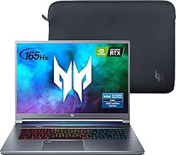 Predator Triton 500 SE Laptop 16” WQXGA IPS 165Hz 8-Core Intel Core i7-11800H NVIDIA GeForce RTX 3060 16GB DDR4 512GB SSD WiFi AX BT Webcam RGB Backlit KB Fingerprint Windows 10 Home w/RE USB