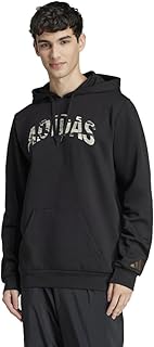 adidas Men's Size Codes Camouflage Linear Graphic Hoodie