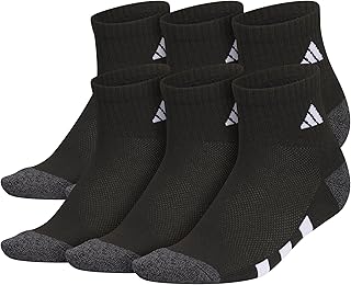 Unisex Kids Quarter Ankle Socks for Boys and Girls Youth (6-Pack) Athletic Cushioned and Comfortable