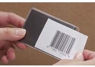 4" x 6" Label Holders, Clear, Full Magnetic, 50/Pk