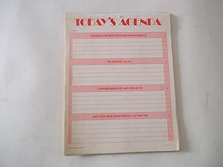 Aigner 55-332 Today's Agenda Printed in USA