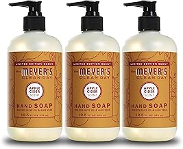 CLEAN DAY Hand Soap, Apple Cider, Made with Essential Oils, 12.5 oz - Pack of 3