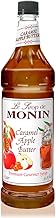 Caramel Apple Butter Syrup, Buttery Caramel and Cooked Apple Flavor, Natural Flavors, Great for Hot Lattes, Ciders, and Seasonal Cocktails, Non-GMO, Gluten-Free (1 Liter)