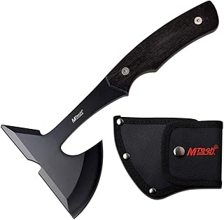 MTECH USA MT-600 Series Axe, Black Blade, Pakkawood Handle, 9 Inches Overall