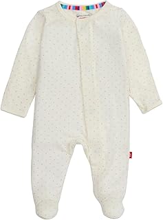 Sponsored Ad - Magnetic Me Girls Modal Magnetic Baby Footie Pajamas | Silky Soft Modal Fabric | Baby Sleepers Available Sizes PRE - 24M