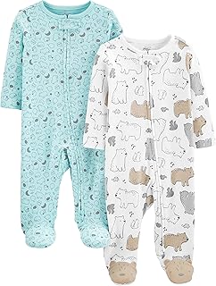 Sponsored Ad - Baby Neutral 2-Pack Cotton Footed Sleep and Play
