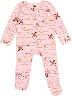 Farm Animals Tractors Baby Zip Up Sleep N' Play Newborn to Infant Sizes (Newborn - 24 Months)