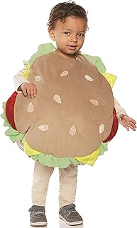 UNDERWRAPS unisex-child Hamburger Toddler Belly Baby Costume a Soft Design Plush Body With Velcro Closures