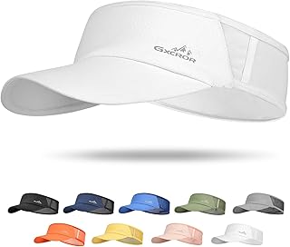 Sponsored Ad - Sports Sun Visor Hat Men Women, Lightweight Breathable Quick Dry Sports Sun Hat for Running Golf Tennis