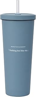 Sponsored Ad - Morandi 28 oz Stainless Steel Tumbler with Straw Vacuum Insulated Cup with Spill-Proof Lid Seal Double Wall Travel Mug for Hot and Cold Drinks (Straw Not Included) (Blue Ashes)