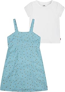 girls T-shirt and Dress 2-piece Outfit Set