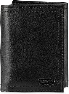 Men's Trifold Wallet-Sleek and Slim Includes Id Window and Credit Card Holder