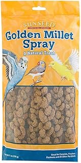 Sun Seed Company Bss10941 Small Bird Millet Spray Treats, 4-Ounce