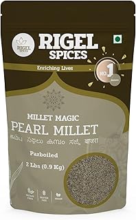 Sponsored Ad - Rigel Spices | Pearl Millet | 2lbs resealable pack | Kambu | Non GMO | Gluten Free | Rich in fiber