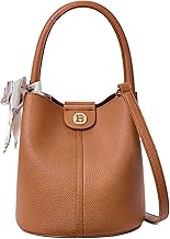 BOSTANTEN Small Crossbody Bags for Women Vegan Leather Mini Bucket Handbag Removable Shoulder Strap