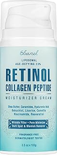 Sponsored Ad - Retinol Cream for Face 3.5 oz, Moisturizer with Collagen, Peptides, Ceramides, Hyaluronic Acid, Vitamin C & B5, Firming Anti Aging Face Cream for Wrinkles, Fine Lines, Dark Spots, Day &