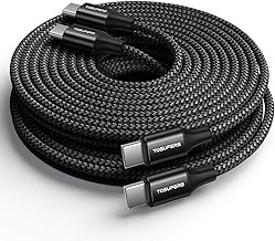 Sponsored Ad - 10ft 2 Pack Long USB C to USB C Cable Fast Charging 60W, PD Type C Charger Cord for Samsung Galaxy S25 S24 S23 S22 Ultra A16 Z Flip6 Fold6, iPhone 16 15 Pro, MacBook/iPad