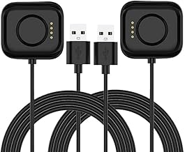 [2-Pack] Watch Charger Station for OnePlus 3, 2, 2R /Oppo Watch 2, 3, 3 Pro SmartWatch Charger Magnetic USB Charging Dock Cable
