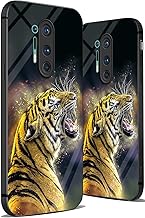 OnePlus 8 Pro Case Tempered Glass Hardess Case Soft TPU Frame,Smooth Scratch-Resistant Non-Yellowing Shockproof Phone Case for OnePlus 8 Pro/Oneplus8 Pro/1+8pro