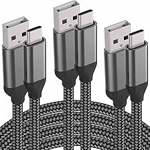Sponsored Ad - USB C Cable,3PACK 10FT 6FT 3FT,Fast Charging,Nylon,Charger Cord For LG Stylo 5 4 G8X G8 V50 V40 ThinQ,Samsung Galaxy S10e S10 S9 Plus,Note 10 9,A10e A20e A20 A30 A40 A50 A70 A80,Moto G7