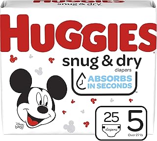 Snug & Dry Baby Diapers, Size 5, 25 Ct