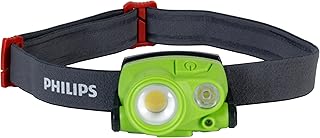Sponsored Ad - Xperion 3000 LED Headlamp Work Light, 300 Lumen Professional Flashlight with Diffused Flood Light and Rotatable Spotlight for Mechanics, Running, Camping, Grilling, Outdoor Use