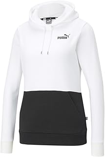 Womens Essentials Colorblock Hoodie Casual Outerwear Casual Hoodie Drawstring - Black, White