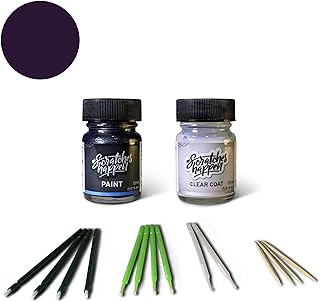 Sponsored Ad - ScratchesHappen Exact-Match Touch Up Paint Kit - Black Kirsch (R19/WR19) for Rolls-Royce - Essential (Paint + Clear Coat)
