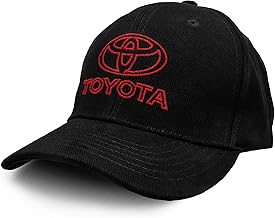 Toyota Baseball Cap - Toyota Oval Car Emblem Hat (Black)