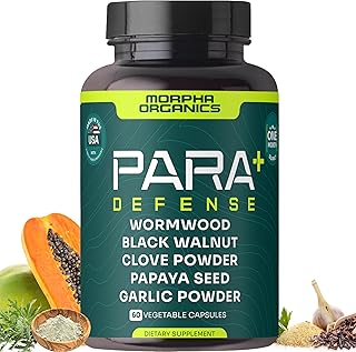 Sponsored Ad - Para Defense Digestive Cleanse & Detox | Wormwood 250mg, Black Walnut 250mg, Clove 100mg, Papaya Seed, Garlic | Natural Digestive & Gut Health Supplement | 60 Capsules – 1 Month Supply